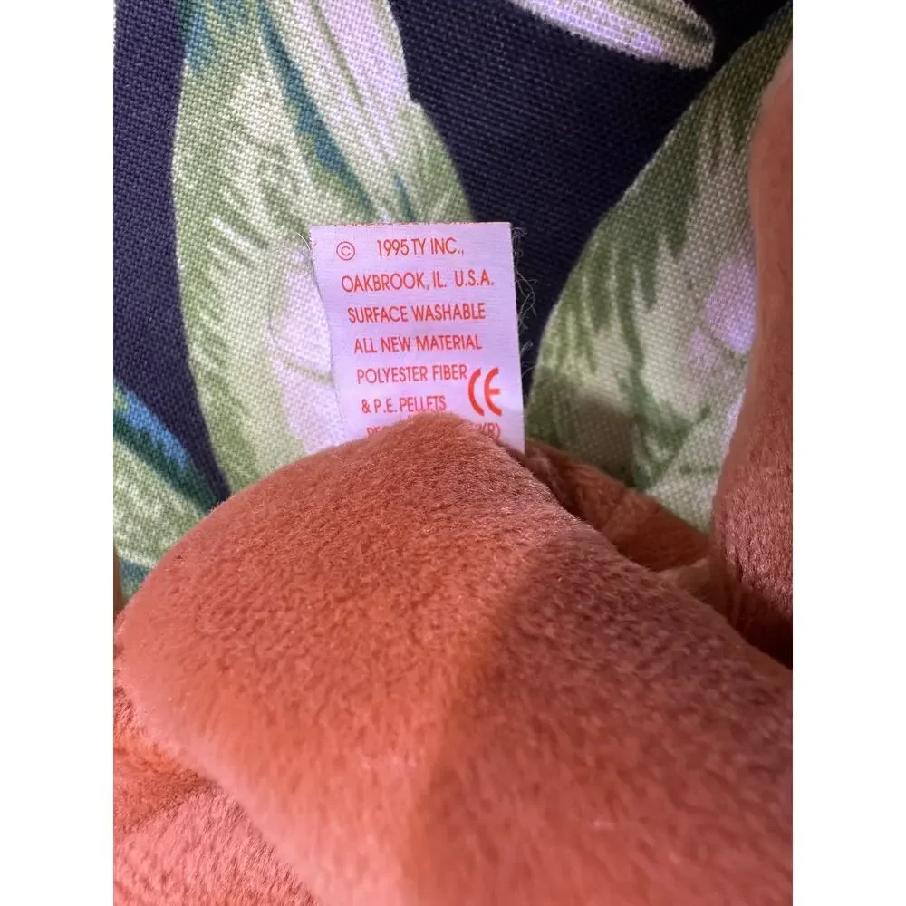 Vintage 95 Monkey Bongo Rare Ty Beanie Baby Original 1st Gen